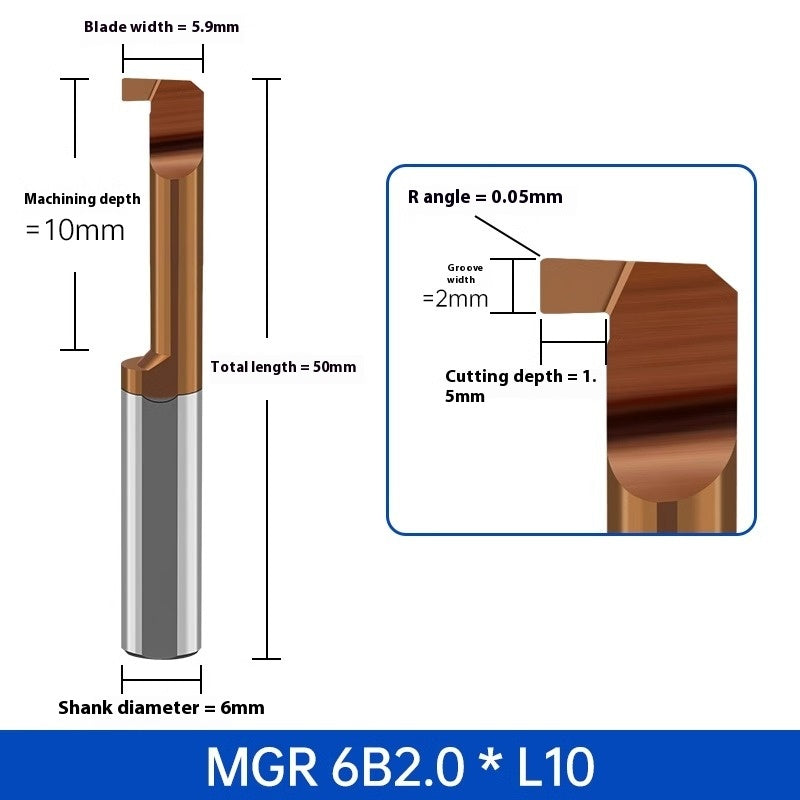 1133-MGR Small Bore Boring Tools Tungsten Carbide Alloy Shock Resistant Lathe Slotting Tools CNC Boring Tools Internal Boring Tools Micro Cutter Shandong Denso Pricision Tools Co.,Ltd.